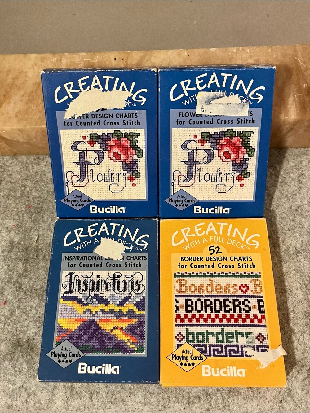 Bucilla "Creating with a Full Deck" Counted Cross Stitch Playing Cards